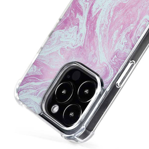 Blue and Purple Marble iPhone 16 Pro MagSafe Case